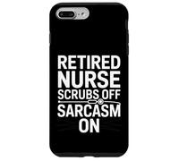 Une infirmière à la Retraite nettoie Le Sarcasme sur Les Soins Infirmiers Amusants Coque pour iPhone 7 Plus/8 Plus