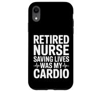 Une infirmière à la Retraite Qui Sauve des Vies était Mon Humour Cardio Coque pour iPhone XR