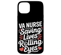 Une infirmière de Virginie sauve des vies Rolling Eyes Coque pour iPhone 15 Plus