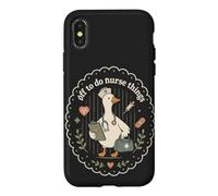 Une infirmière drôle Part pour Faire des Choses d'infirmière Coque pour iPhone X/XS