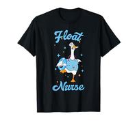 Une infirmière flottante a enregistré le service des urgences de Cute Silly Goose T-Shirt