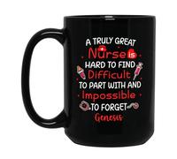 Une Infirmière Vraiment Formidable Est Difficile À Trouver. Tasse À Café Céramique Tasse À Thé Unique Mug Cadeau Mignon Pour Collègue Bureau Anniversaire 330ml