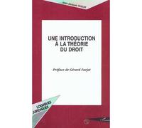 Une introduction à la théorie du droit - Jean-Jacques Sueur - L'harmattan - broché - Scolaire / Universitaire