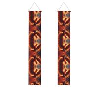 Une jolie bannière de porche à motif phénix - Bannière décorative à suspendre à la porte d'entrée, panneau de bienvenue festif pour la maison