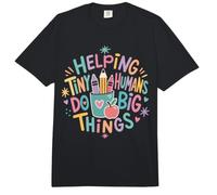 Une Jolie enseignants aidant de Petits Humains à Faire de Grandes Choses Comfort Colors Adult Heavyweight T-Shirt