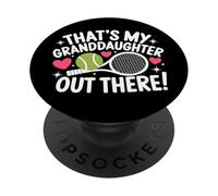 Une Jolie Grand-mère de Tennis, C'est ma Petite-Fille PopSockets PopGrip Adhésif