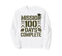 Une Jolie Mission de 100 Jours d'école complète pour Une Famille Militaire Sweatshirt