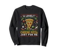 Une Jolie Pizza au Fromage Just for Me Alone Home Christmas Christmas Sweatshirt