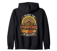 Une Jolie professeure d'automne, j'enseigne Les citrouilles Les Plus Mignonnes du Potager Sweat à Capuche