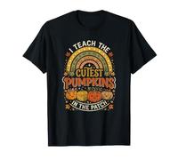 Une Jolie professeure d'automne, j'enseigne Les citrouilles Les Plus Mignonnes du Potager T-Shirt