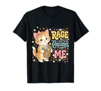 Une Jolie Rage de Chat me Consume Une drôle de Fleur de Chaton T-Shirt