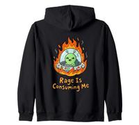 Une Jolie Rage Extraterrestre me Consume Un mème Amusant sur Les ovnis Sweat à Capuche