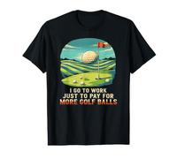 Une journée comme Les Autres au Parcours de Golf T-Shirt Graphique avec Valeur