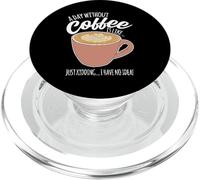 Une journée sans café, C'est comme si Je n'avais Aucune idée de la caféine PopSockets PopGrip pour MagSafe
