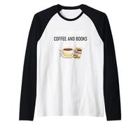 Une journée sans café et sans livres est une journée perdue Manche Raglan