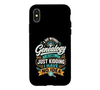 Une journée sans généalogie, Je plaisante, Je n'en AI Aucune idée Coque pour iPhone X/XS