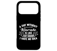 Une journée sans karaté, C'est comme Une Blague, Je n'en AI Aucune idée Coque pour iPhone 17 Pro Max