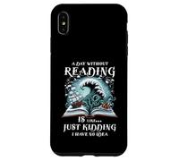 Une journée sans Lire, comme Une Blague, Un Amateur de Livres en Train de Lire Coque pour iPhone XS Max