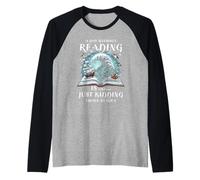 Une journée sans Lire, comme Une Blague, Un Amateur de Livres en Train de Lire Manche Raglan