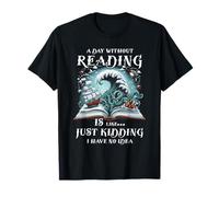 Une journée sans Lire, comme Une Blague, Un Amateur de Livres en Train de Lire T-Shirt