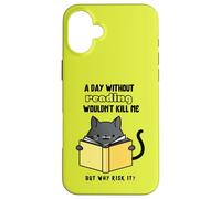 Une journée sans Lire ne me tuerait Pas, mais Pourquoi Prendre ce Risque ? Coque pour iPhone 16 Plus