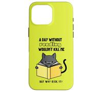 Une journée sans Lire ne me tuerait Pas, mais Pourquoi Prendre ce Risque ? Coque pour iPhone 16 Pro Max