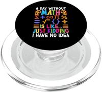 Une journée sans mathématiques, c'est comme une blague, je n'en ai aucune idée PopSockets PopGrip pour MagSafe