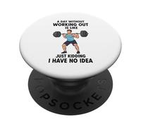 Une journée sans s'entraîner est comme plaisanter PopSockets PopGrip Adhésif