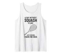 Une journée sans Squash, C'est comme Une Plaisanterie avec Un Joueur et Un entraîneur Débardeur
