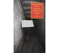 Une leçon de flute avant de mourir (poche)