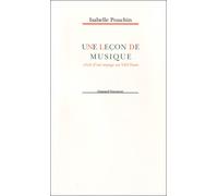 Une leçon de musique (récit d'un voyage au Vietnam) Récit d'un voyage au Vietnam - Isabelle Pouchin - Gaspard Nocturne - broché - Récit