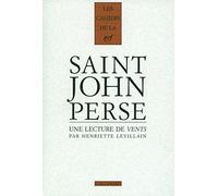 Une lecture de «Vents» de Saint-John Perse