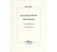 Une Lecture frivole des Écritures L'essence du Christianisme de Ludwig Feuerbach - Ludwig Feuerbach - Encre Marine - broché - Essai
