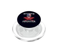 Une légende à la Retraite de Pipefitter a retiré Le Drapeau américain de Skull PopSockets PopGrip pour MagSafe