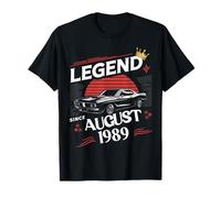 Une légende est née en août 1989, anniversaire d'un homme génial T-Shirt
