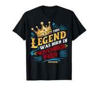 Une légende est née en Novembre 1989, Anniversaire d'un Homme génial et d'un garçon T-Shirt