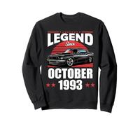Une légende est née en Octobre 1993 : Awesome Men Boys Birthday Sweatshirt