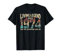 Une légende vivante est née en 1974 et l'aventure se poursuit un jour d'anniversaire T-Shirt