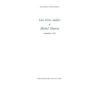 Une lettre inédite à Michel Mourot Gennevilliers,1965 - Mohammed Khair-Eddine - William Blake - broché - Lettres