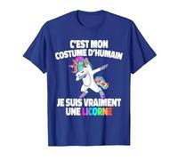 Une Licorne Dab Costume Halloween Deguisement Garçon Fille T-Shirt