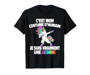 Une Licorne Dab Costume Halloween Deguisement Garçon Fille T-Shirt