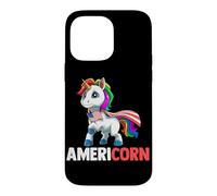 Une Licorne Drôle pour Le 4 Juillet, dans Un Style Coque pour iPhone 14 Pro Max