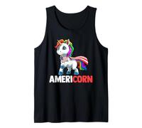 Une Licorne Drôle pour Le 4 Juillet, dans Un Style Débardeur