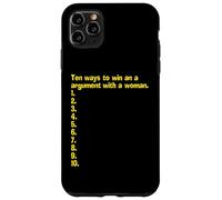 Une liste Vide de Comment Gagner Un Argument avec Une Femme Coque pour iPhone 11 Pro Max