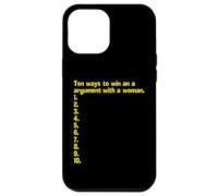 Une liste Vide de Comment Gagner Un Argument avec Une Femme Coque pour iPhone 12 Pro Max