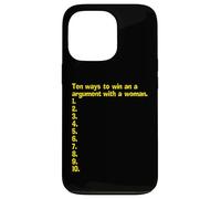 Une liste Vide de Comment Gagner Un Argument avec Une Femme Coque pour iPhone 13 Pro