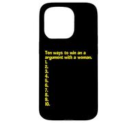 Une liste Vide de Comment Gagner Un Argument avec Une Femme Coque pour iPhone 15 Pro