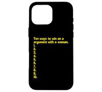 Une liste Vide de Comment Gagner Un Argument avec Une Femme Coque pour iPhone 16 Pro Max