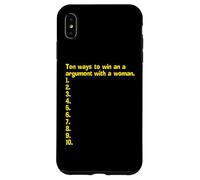 Une liste Vide de Comment Gagner Un Argument avec Une Femme Coque pour iPhone XS Max