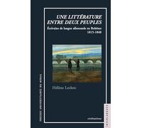 Une littérature entre deux peuples
